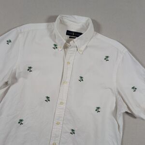 Polo Ralph Lauren Palm Tree Embroidered Classic Fit Oxford Shirt Men's Size M